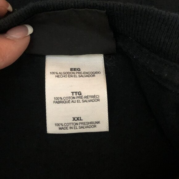 Sturgis Motorcycle Long Sleeve Shirt Mens Size XXL Black Cotton Skulls Flames - Picture 7 of 9